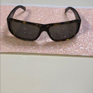 Sunglasses unisex brown and gold pattern